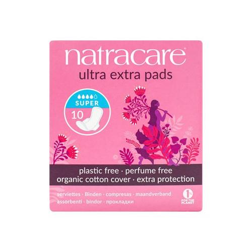 NATRACARE ULTRA EXTRA PADS - SUPER / 10 PADS